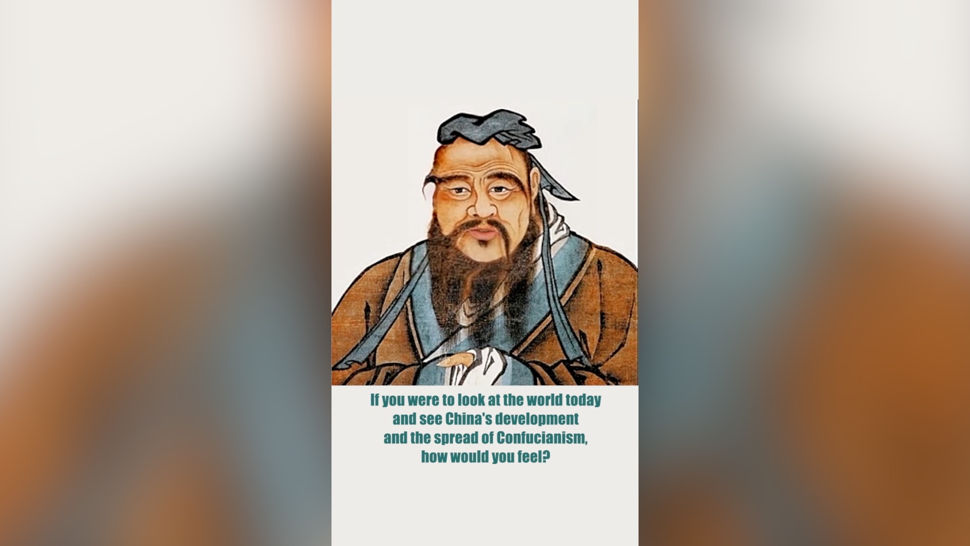 AI Confucius on China's development and spread of Confucianism