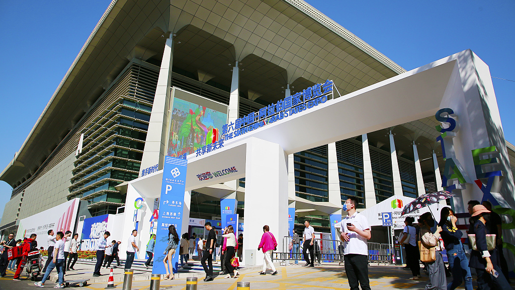 The exhibition hall of the sixth China-Arab States Expo in Yinchuan, northwest China's Ningxia Hui Autonomous Region, September 21, 2023. /CFP