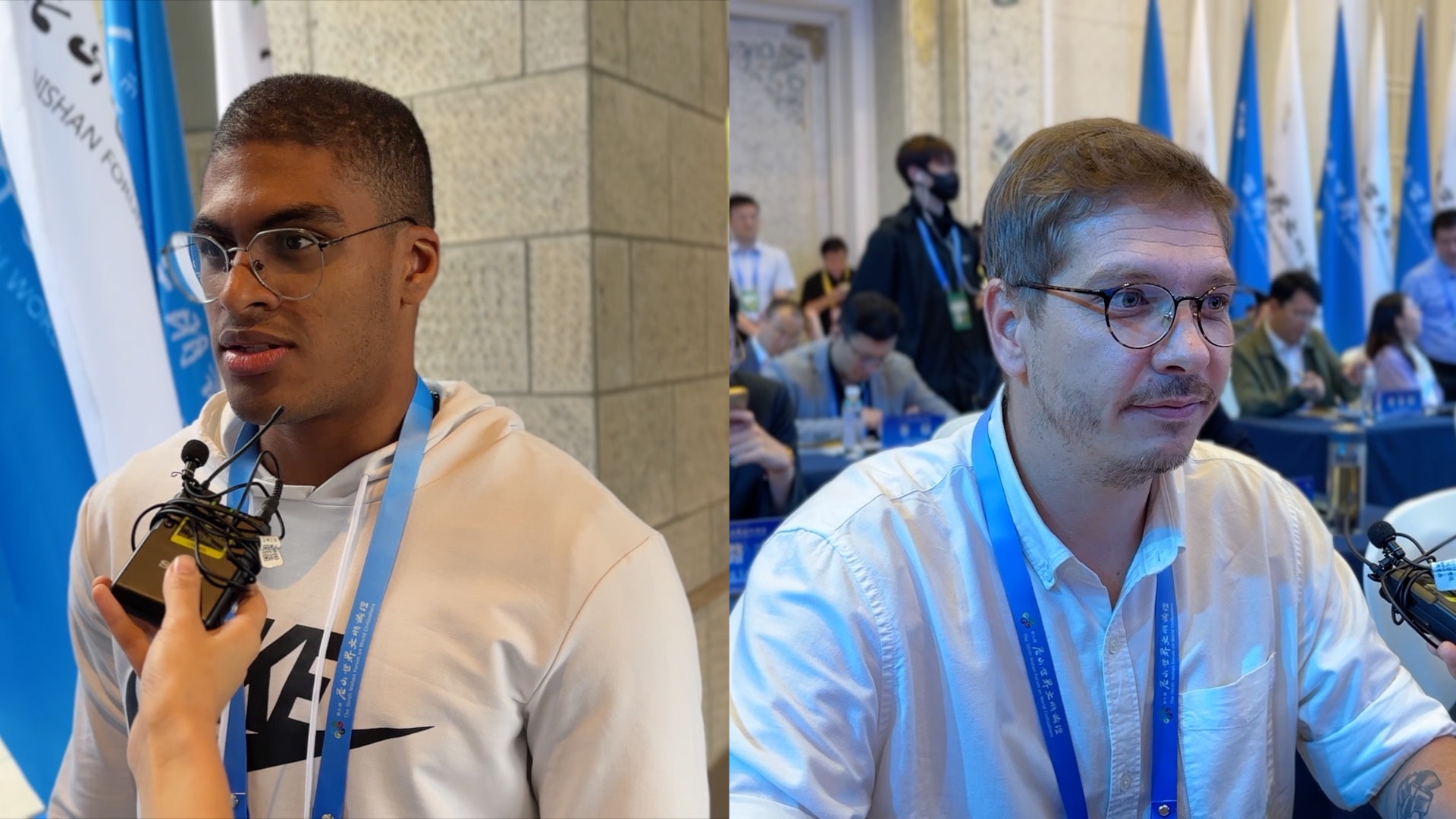 How do these foreign youths give themselves Chinese names?