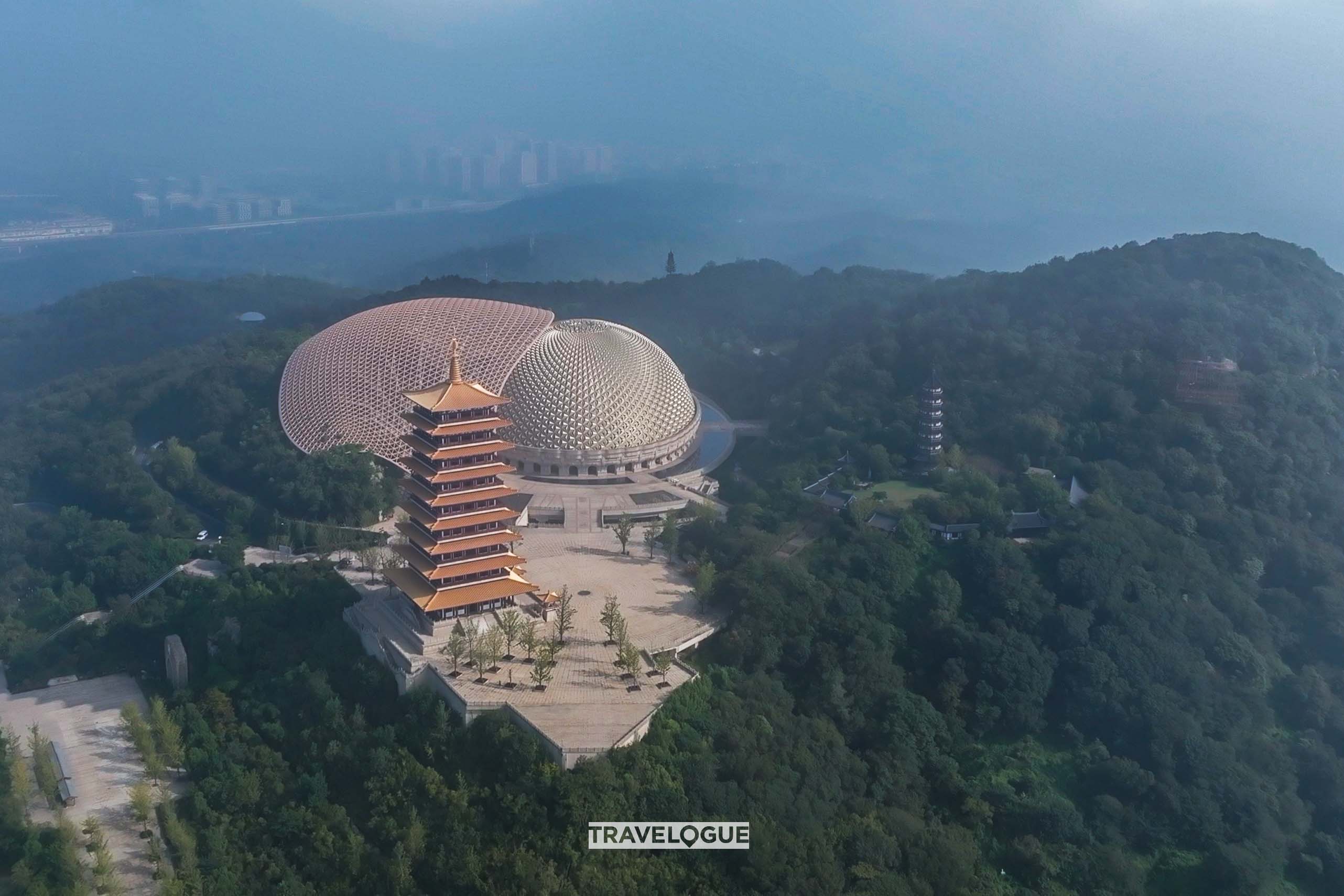 An overhead view of Nanjing in east China's Jiangsu Province. /CGTN