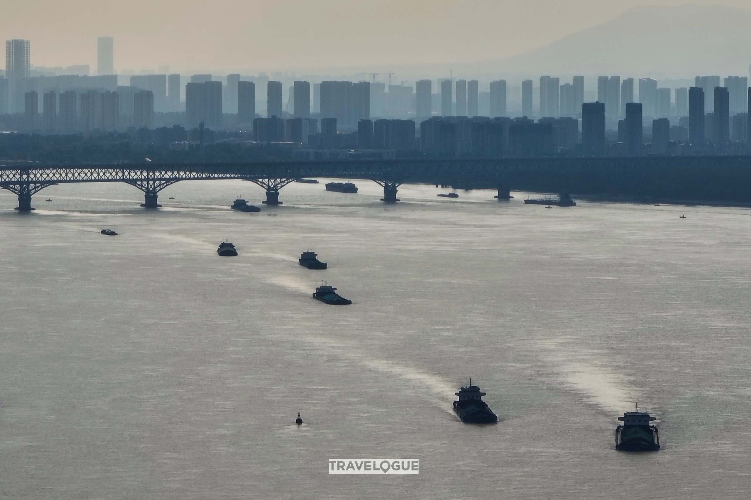 An overhead view of Nanjing in east China's Jiangsu Province. /CGTN