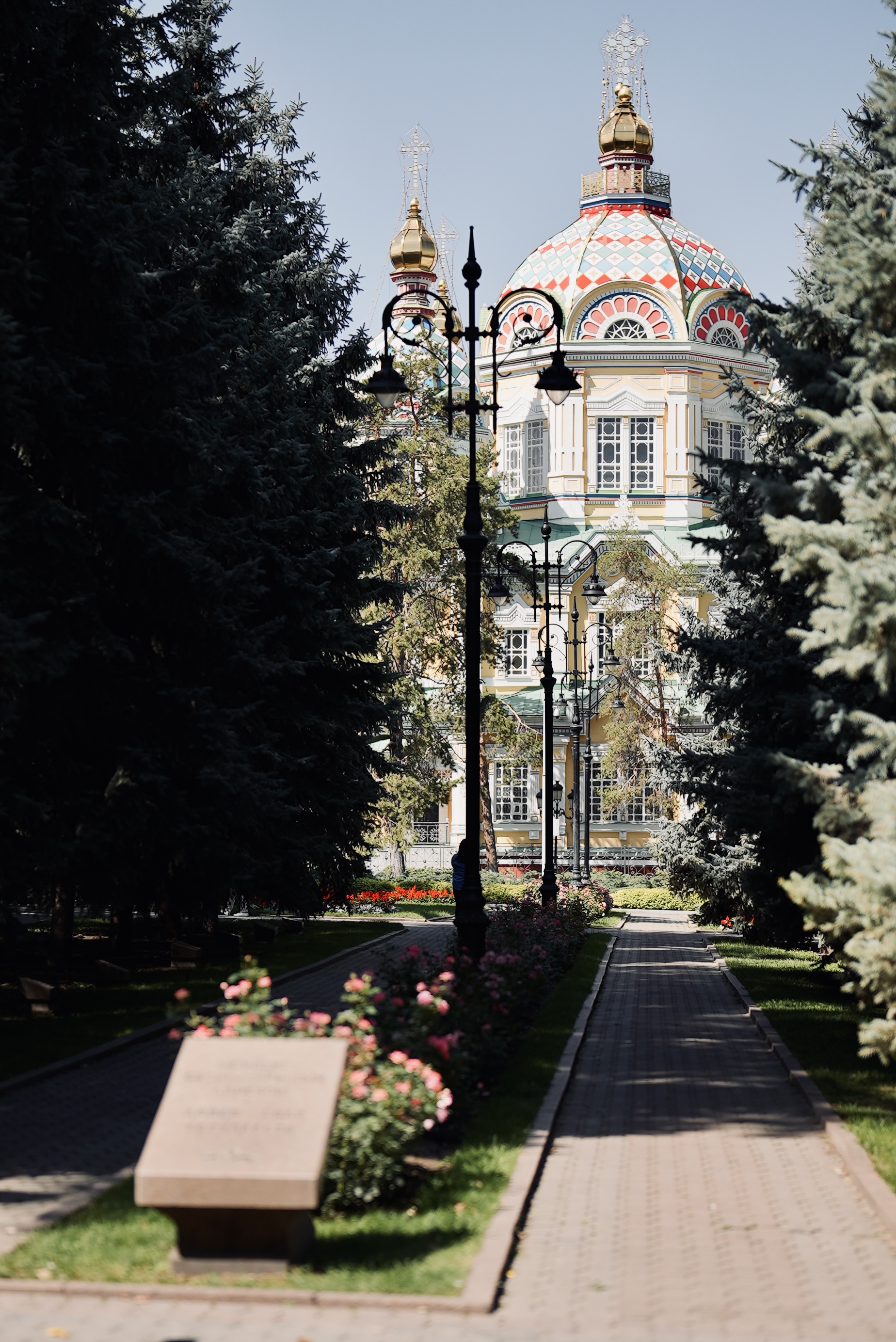 A glimpse of a street corner in Almaty, Kazakhstan. /CGTN