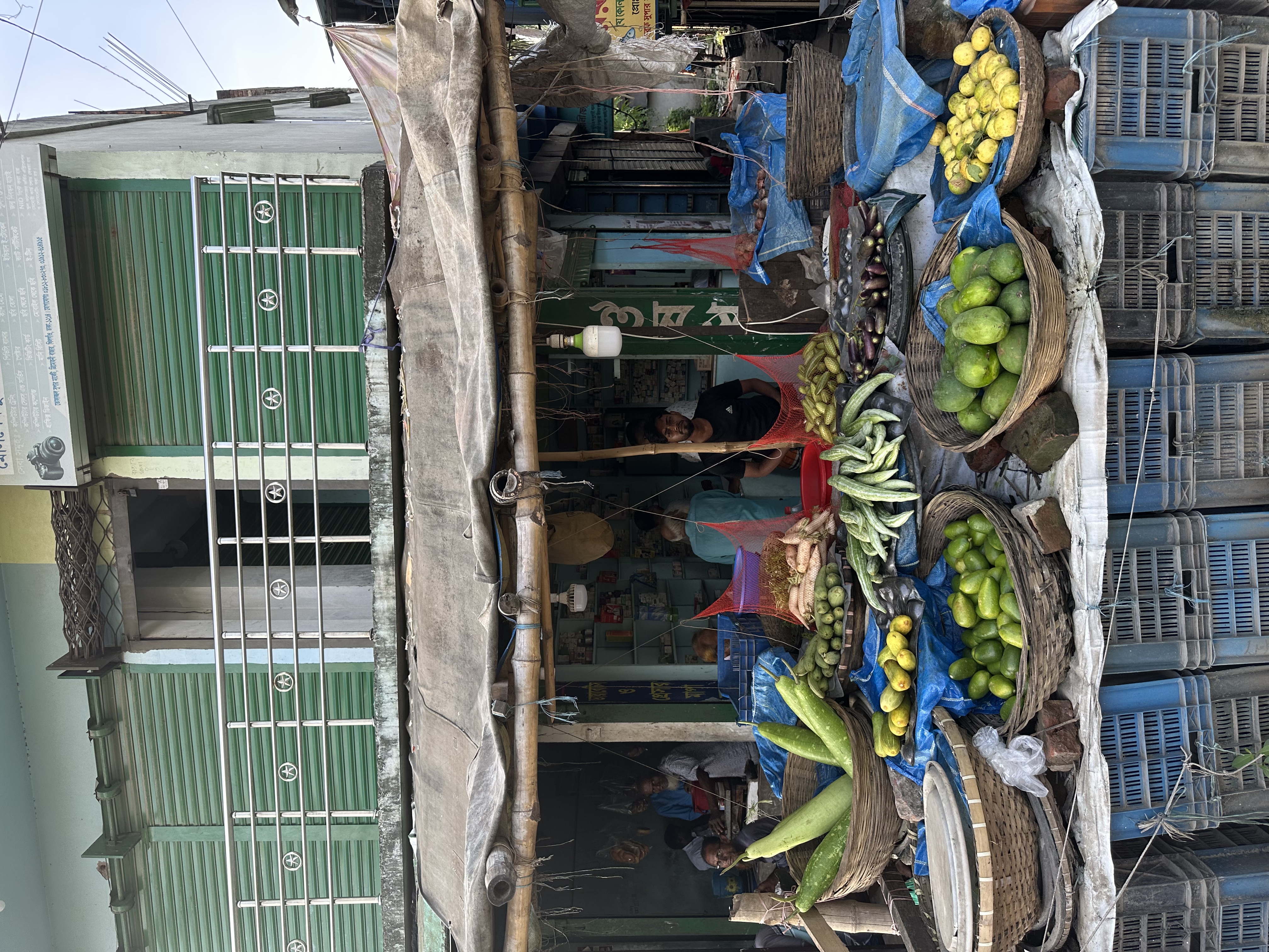 A vendor sells local fruit at a market in Dhaka, Bangladesh. /CGTN