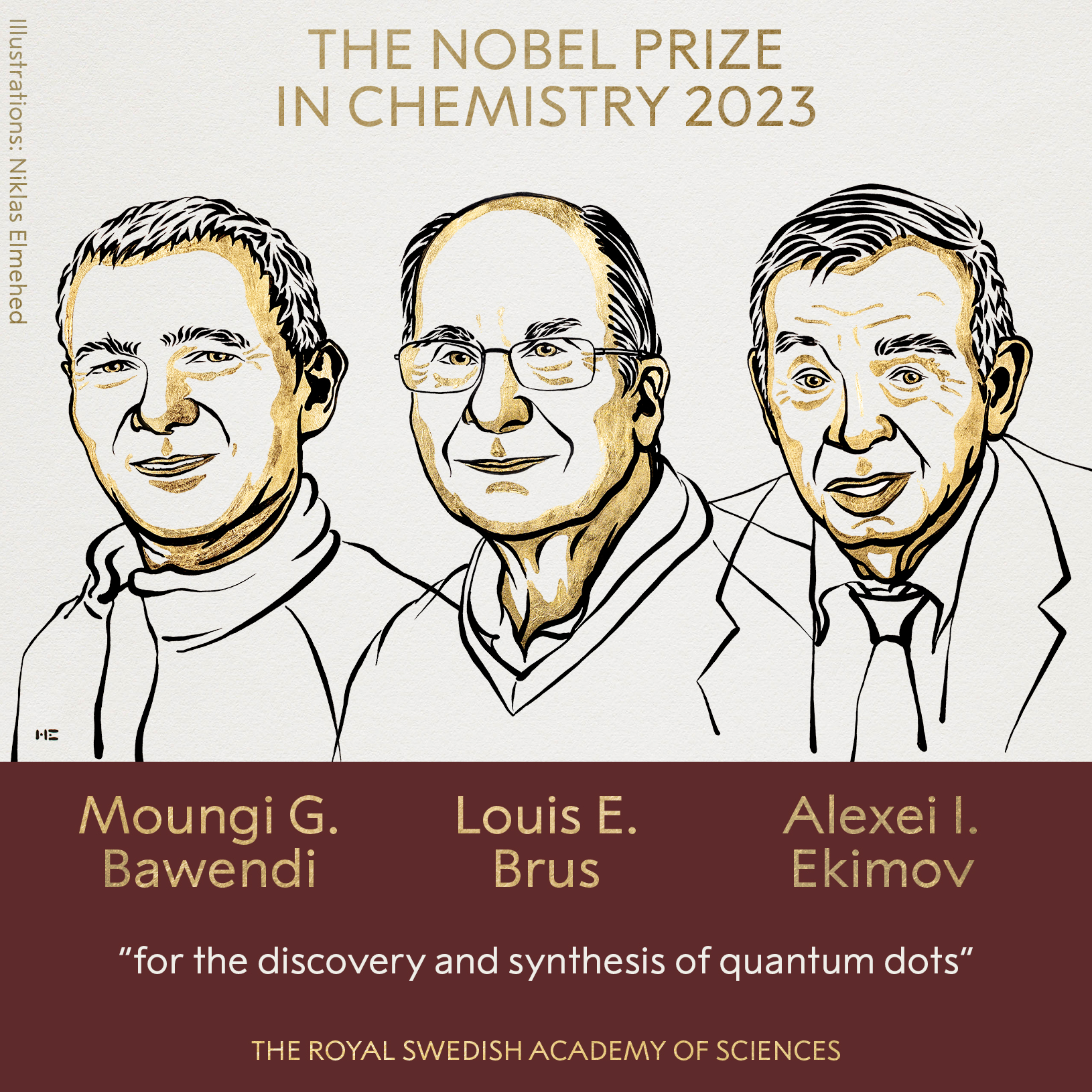 3 scientists awarded 2023 Nobel Prize in Chemistry