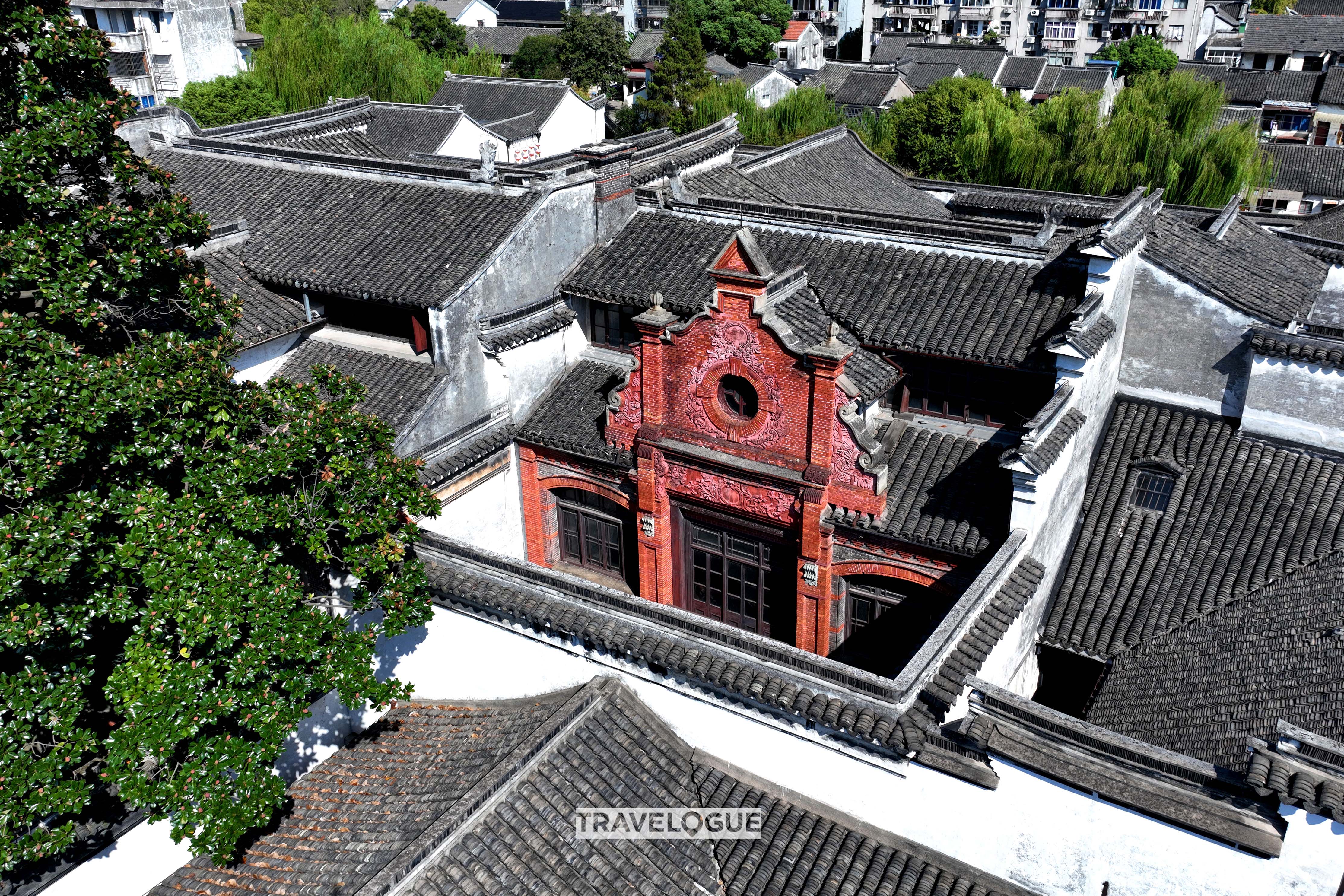 A view of the former residence of Zhang Shiming in Huzhou, Zhejiang Province. /CGTN