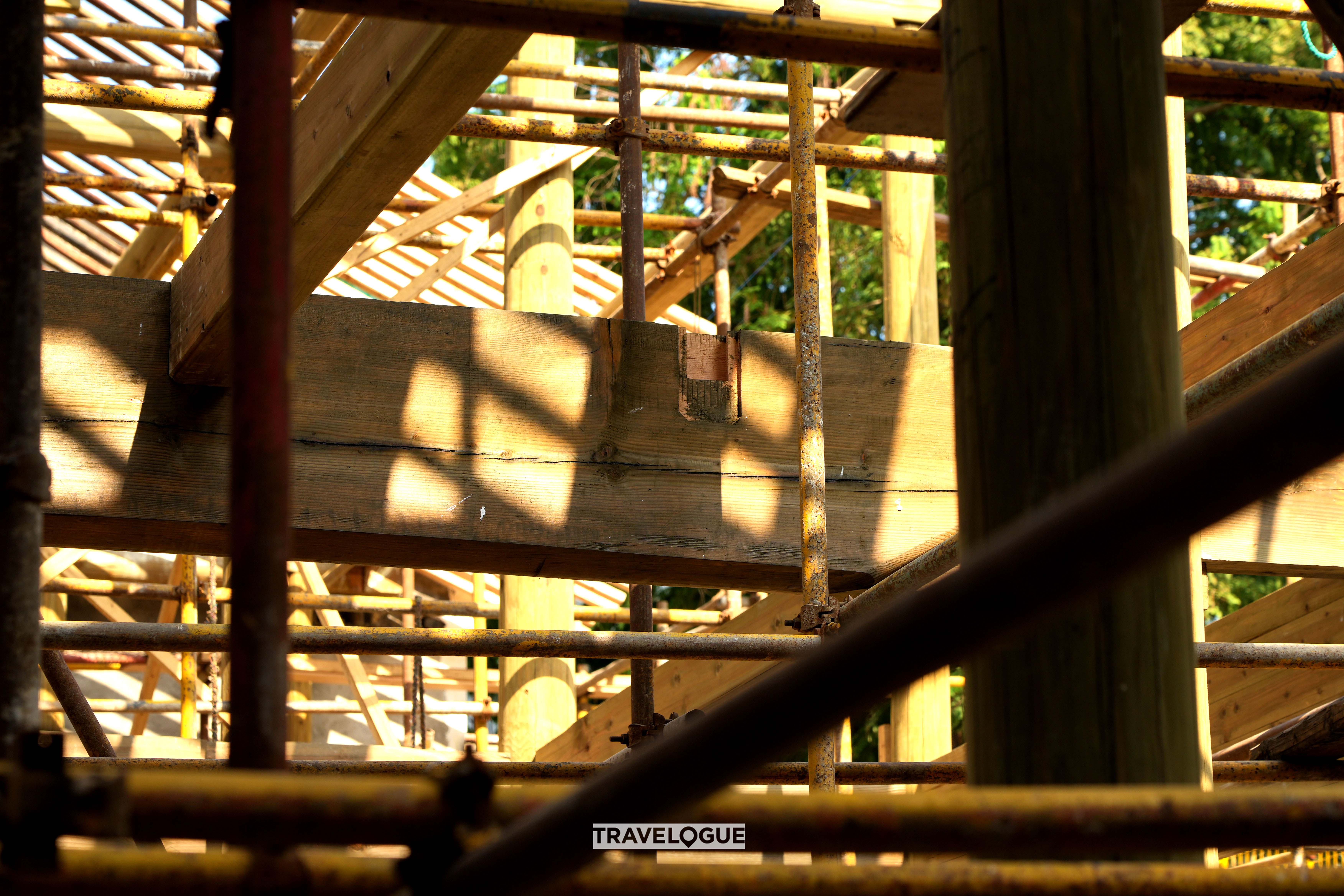 Restoration of an ancient building in Nanxun Ancient Town in Huzhou, Zhejiang Province /CGTN