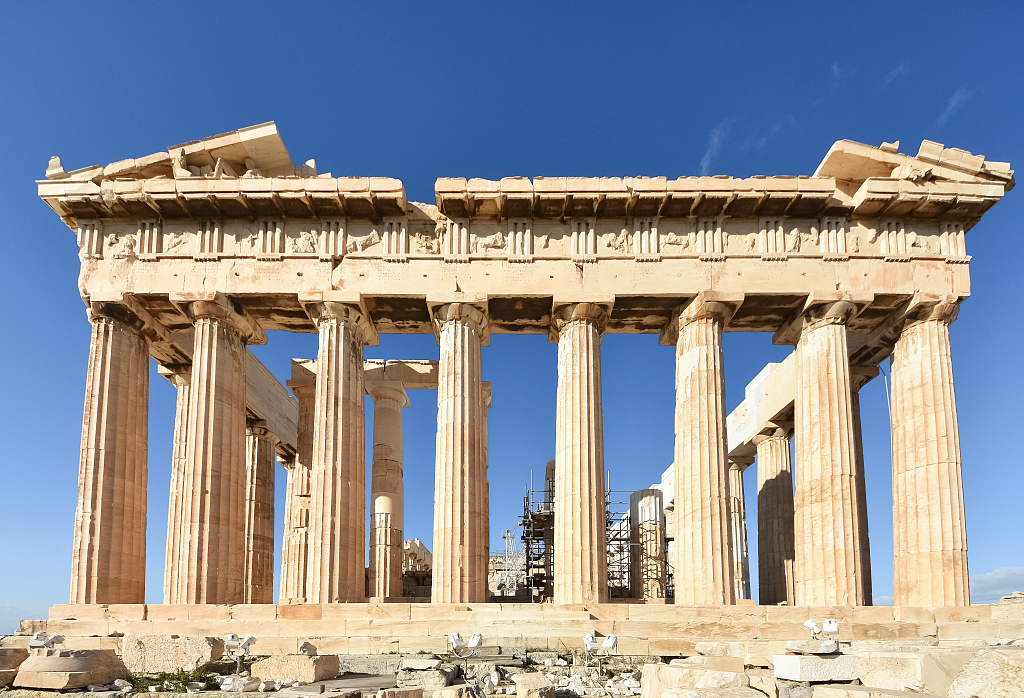 A file photo shows the Acropolis of Athens, Greece. /CFP