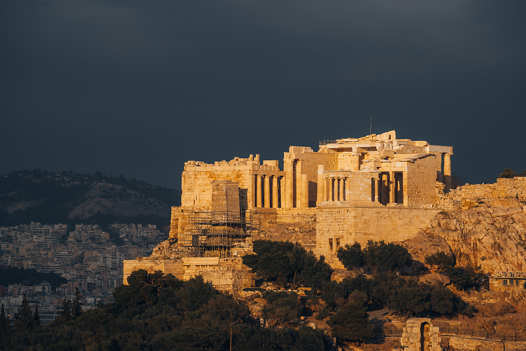 A file photo shows the Acropolis of Athens, Greece. /CFP