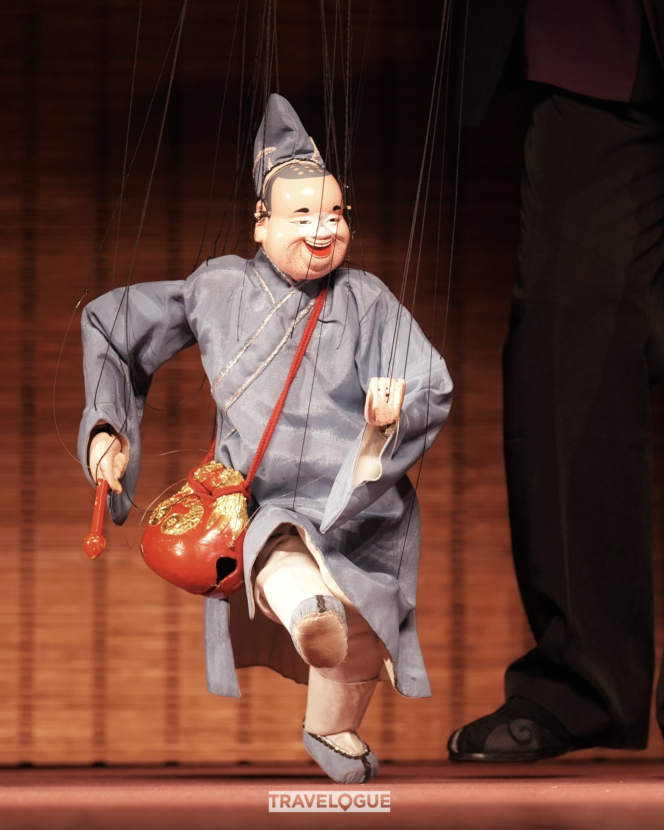 A detail of an intricate costume of a puppet in Quanzhou, Fujian Province. /CGTN