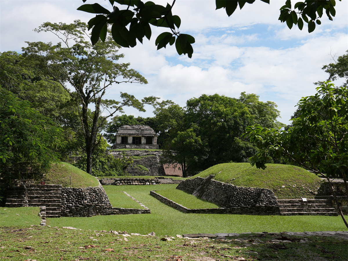 A glimpse of the Mayan ruins in Palenque, Mexico. /CGTN