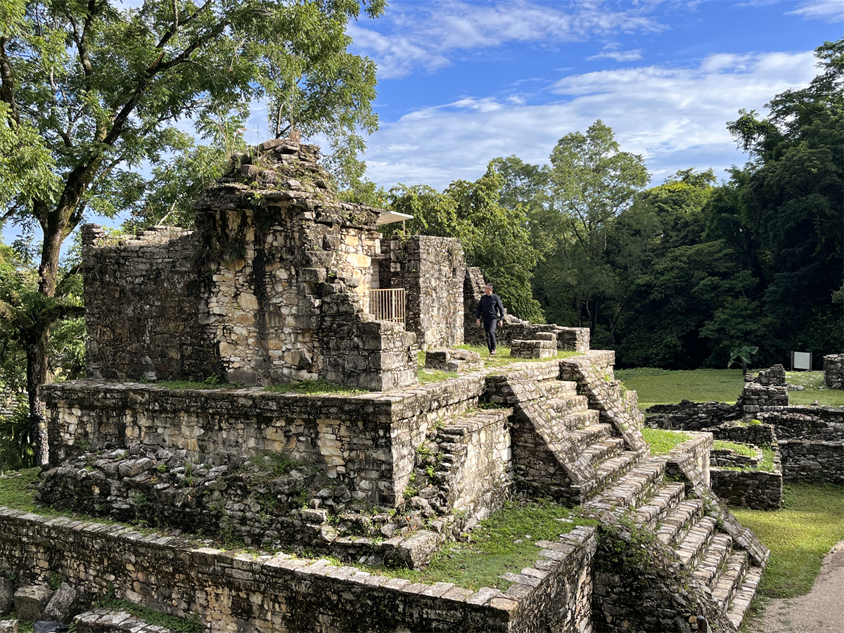 A glimpse of the Mayan ruins in Palenque, Mexico. /CGTN