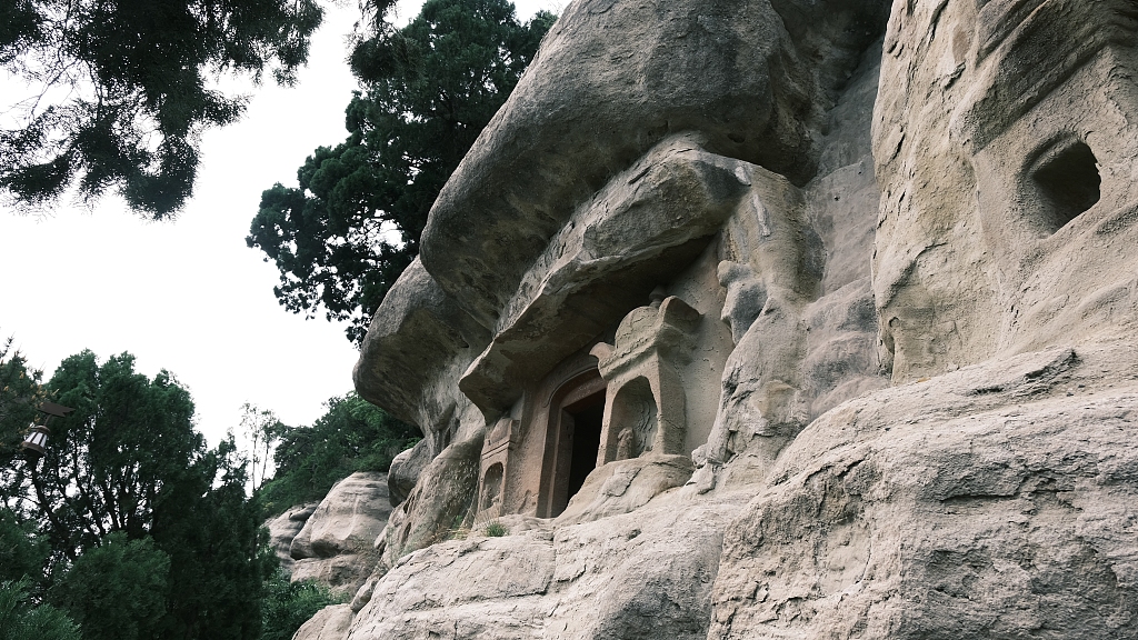 A file photo shows the Tianlongshan Grottoes in Taiyuan, Shanxi Province, China. /CFP