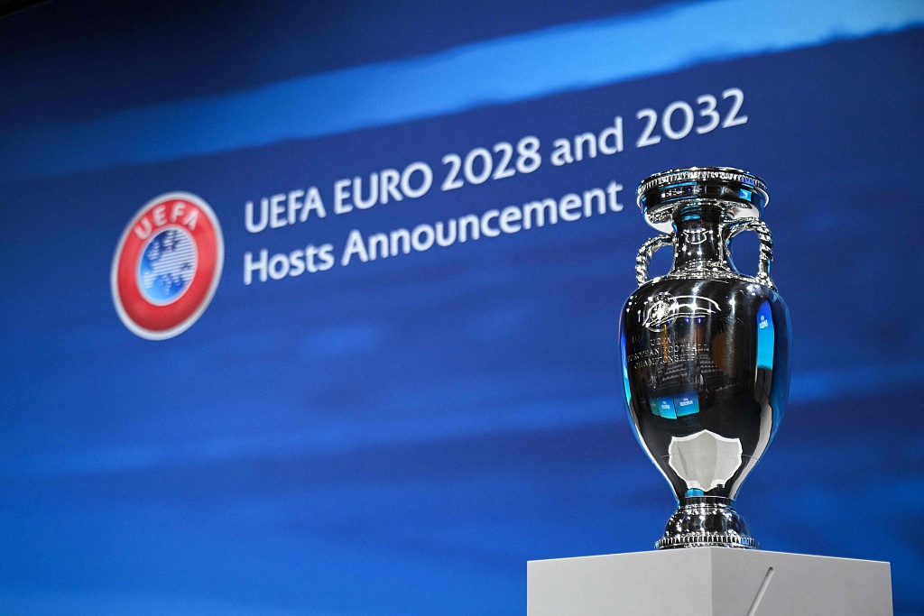UEFA announces the hosts of the UEFA European Championship for 2028 and 2032 at UEFA Headquarters in Nyon, Switzerland, October 10, 2023. /CFP