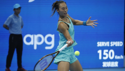 Tennis: Chinese derby set between Zheng and Wang at Italian Open - CGTN