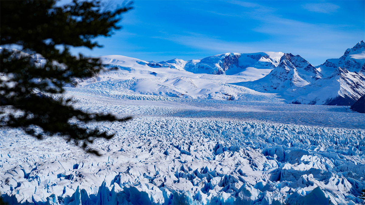 A view of Moreno Glacier, Argentina. /CGTN