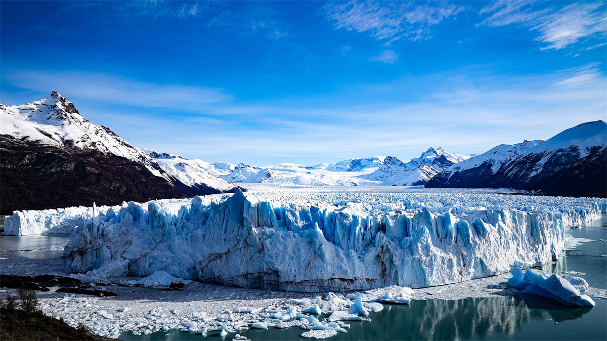 A view of Moreno Glacier, Argentina. /CGTN