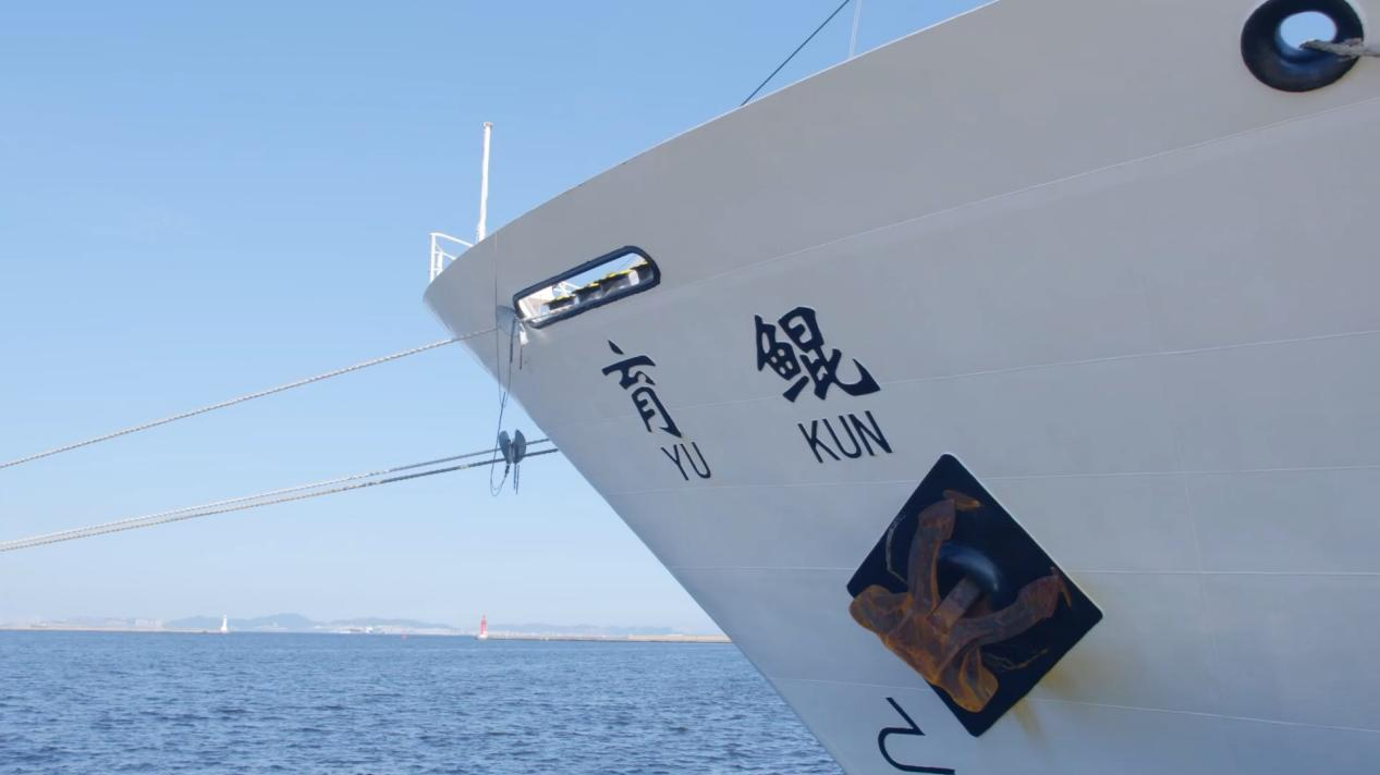 Dalian Maritime University's training vessel, Yu Kun, is China's first self-developed training ship for navigation education. It provides students from around the world with hands-on experience. /CGTN