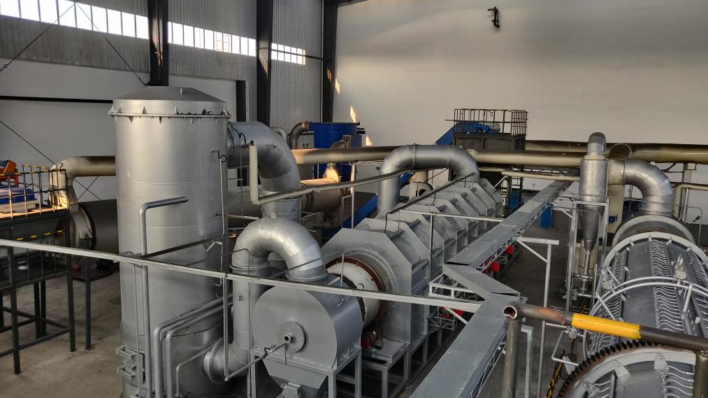 The facility for the production of biomass-derived biochar and activated carbon materials, developed by the Institute of Urban Environment of the Chinese Academy of Sciences, in Bengbu, east China's Anhui Province. /IUE