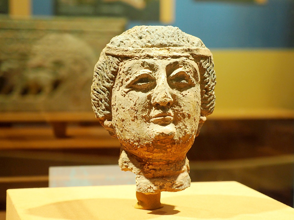 A sculpture of a goddess is on display at the Palace Museum in Beijing on October 13, 2023. /CFP