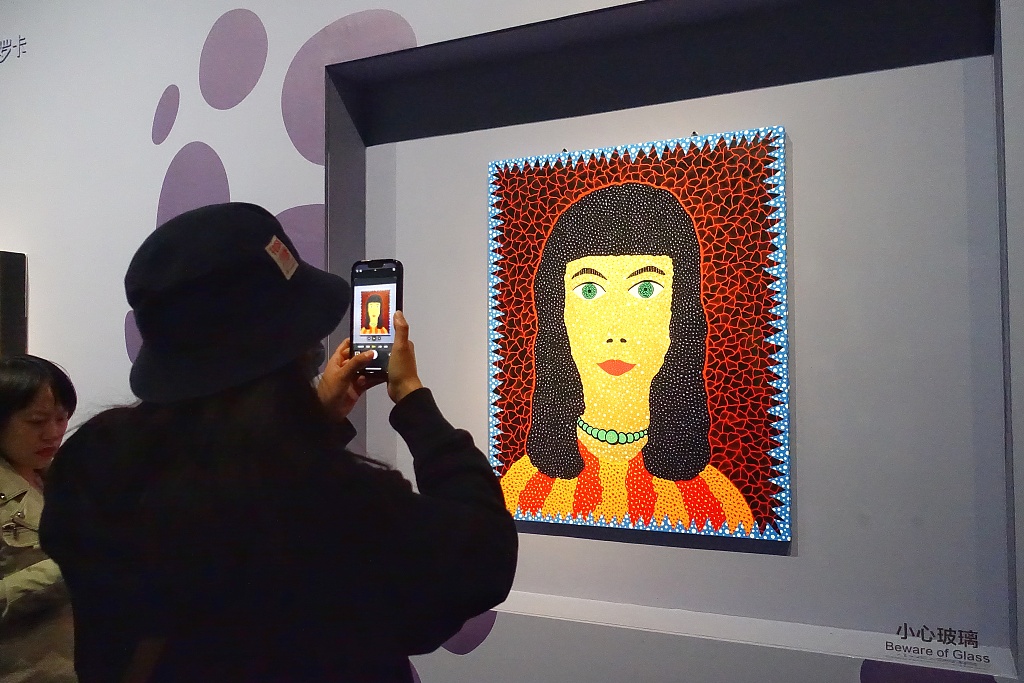 A self-portrait masterpiece from the Uffizi Galleries collection is on display at the National Museum of China in Beijing on April 27, 2023. /CFP