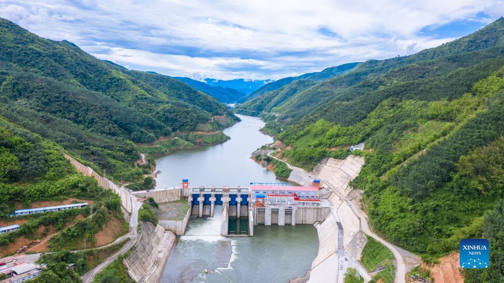 The Nam Ou River cascade hydropower project is developed by PowerChina, with a total investment of around $2.8 billion. /Xinhua
