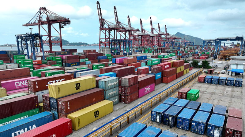 A port in Lianyungang, east China's Jiangsu Province, June 5, 2023. /CFP