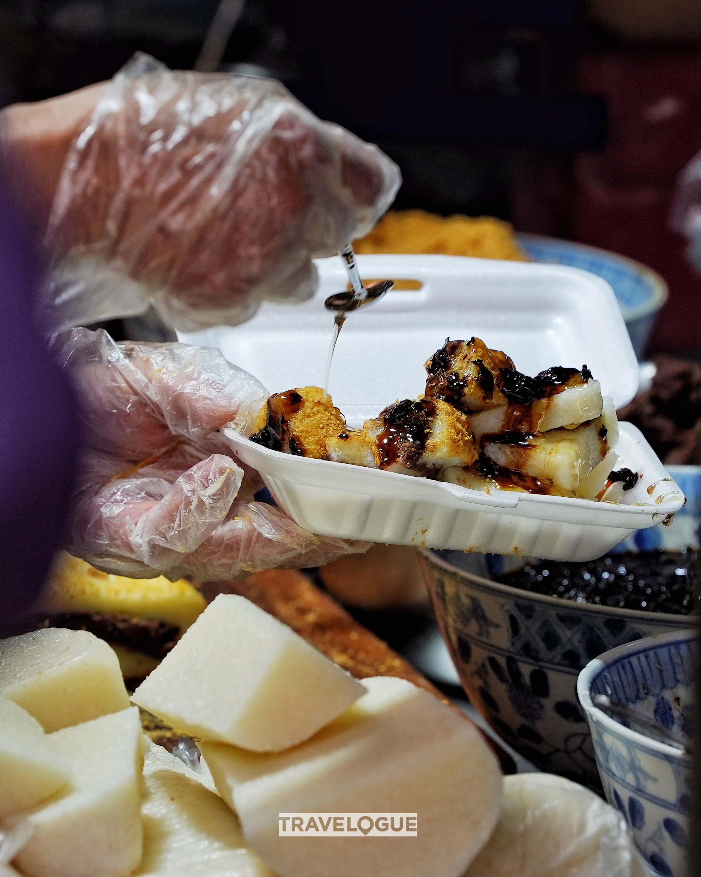 Glutinous rice cakes from Xi'an, Shaanxi Province /CGTN