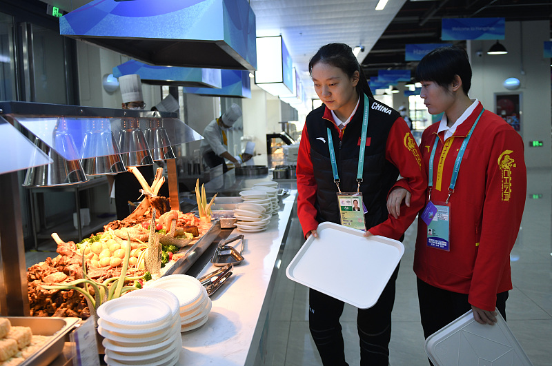 A restaurant at the Asian Paralympic Games Village offers a wide variety of cuisine in Hangzhou, Zhejiang Province, October 16, 2023. /CFP