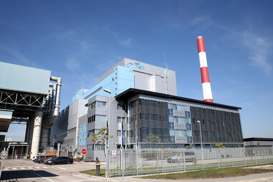 The Stanari thermal power station in Stanari, northern Bosnia and Herzegovina (BiH).  /Xinhua