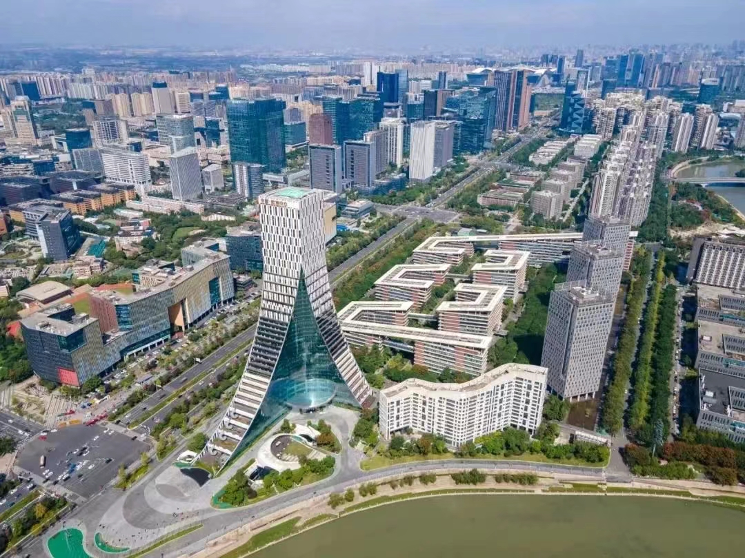 An aerial photo of the Chengdu City, southwest China's Sichuan Province. /Chengdu New Economic Development Commission 