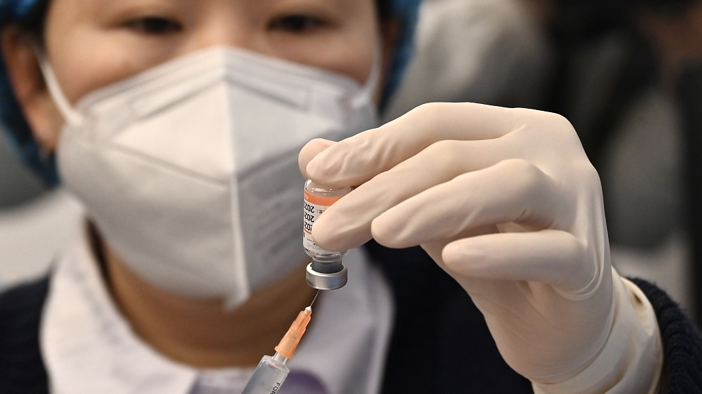 COVID-19 vaccination at a community health center in Chengdu, southwest China, January 13, 2023. /CFP