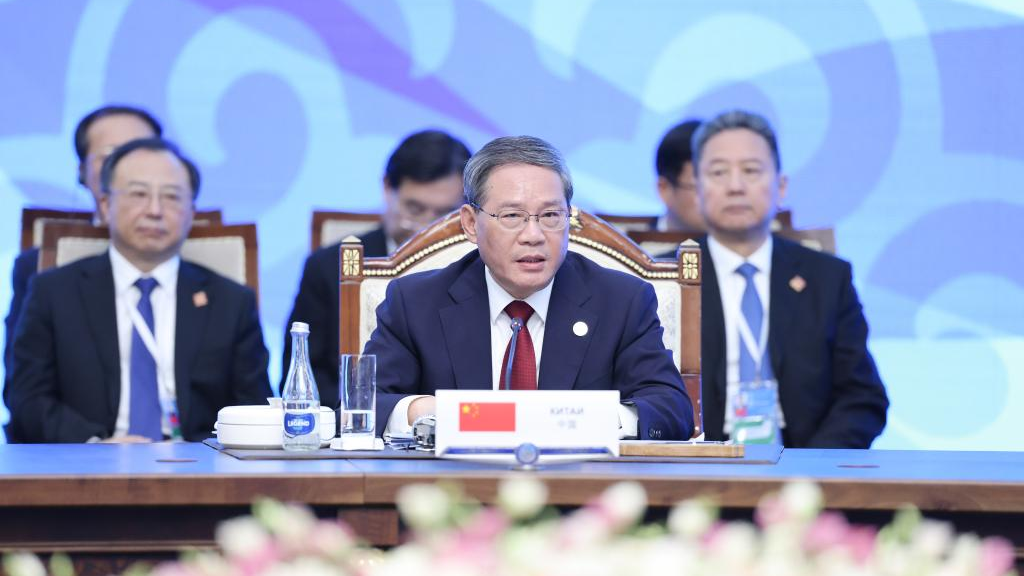 Chinese Premier Li Qiang attends the 22nd Meeting of the Council of Heads of Government of the Shanghai Cooperation Organization (SCO) Member States in Bishkek, Kyrgyzstan, October 26, 2023. /Xinhua