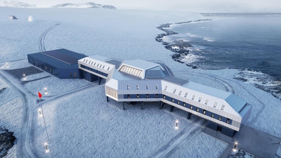 A rendering of China's fifth Antarctic research station. /CMG