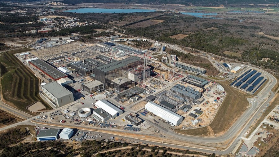 The site of the ITER project, Saint Paul-lez-Durance, southern France. /Website of ITER project