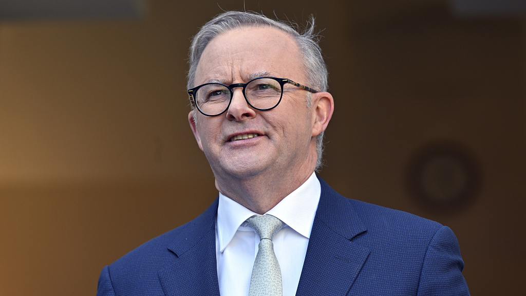 Australian Prime Minister Anthony Albanese speaks to media at Parliament House in Canberra, Australia, June 26, 2023. /CFP