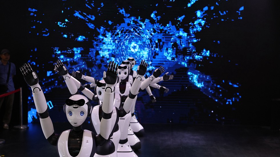 Humanoid robots on display at the 2023 World Robot Conference in Beijing, China, August 17, 2023. /CFP