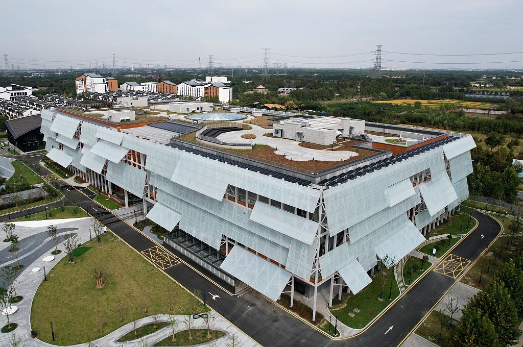An aerial view of the World Internet Science and Technology Museum. /CFP