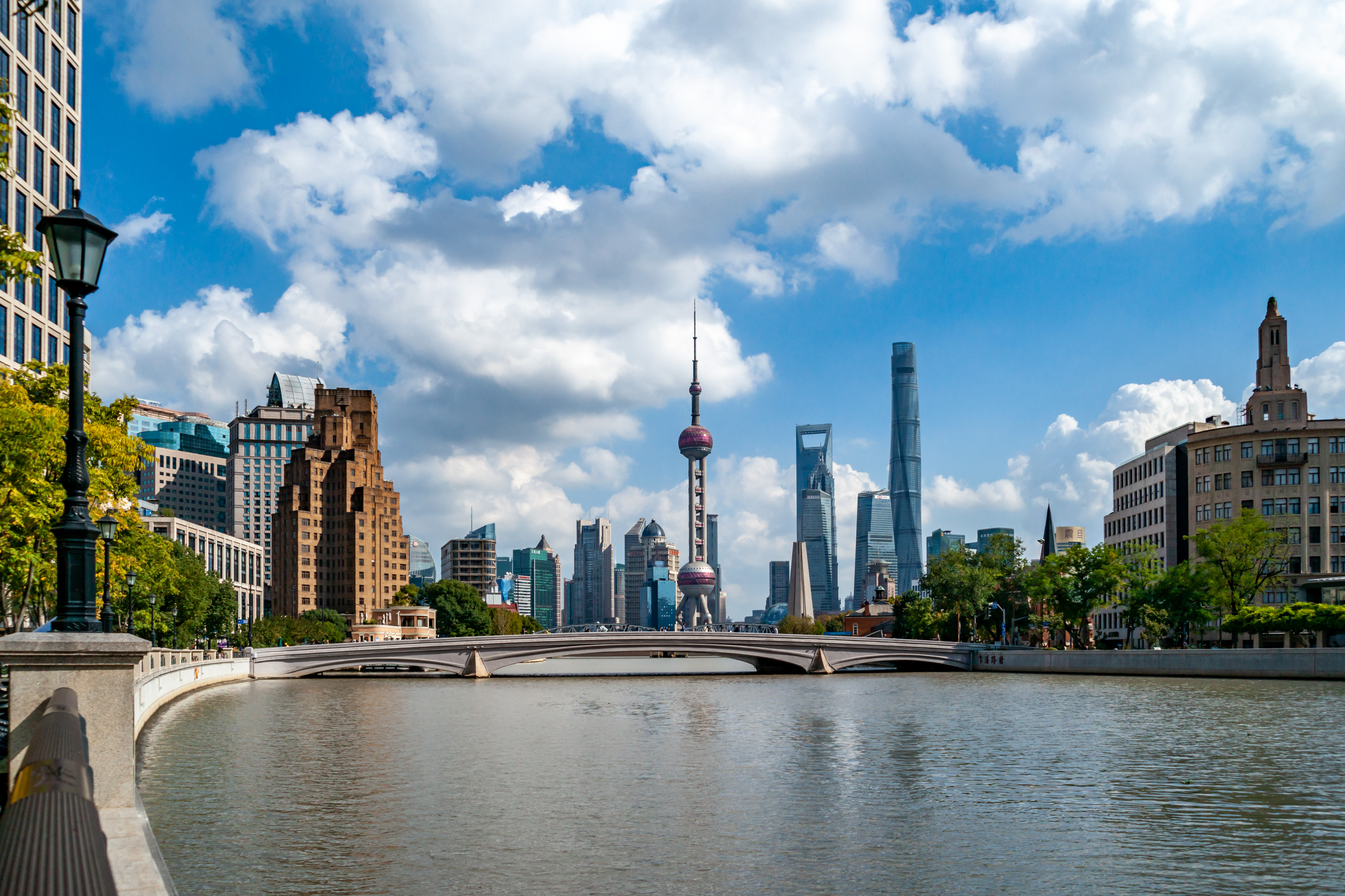 Located in Shanghai, the Bund is lined with skyscrapers that feature ornate European architectural styles, October 30, 2023. /IC