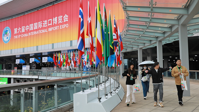 The sixth China International Import Expo (CIIE) concludes with success in east China's Shanghai, November 10, 2023. /CFP 