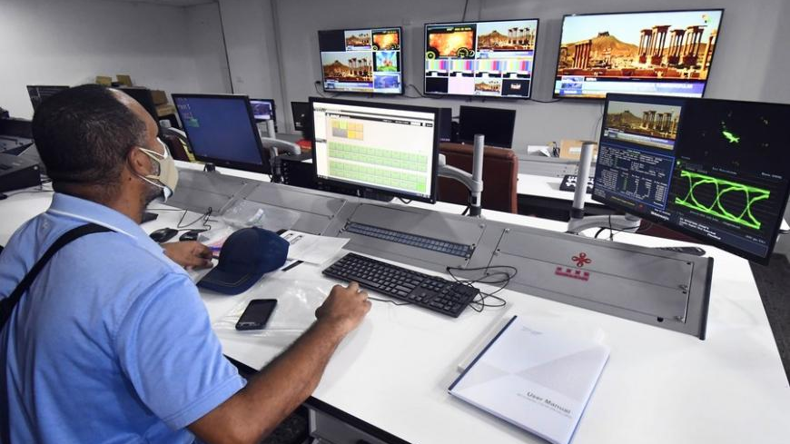 A technician works in the Cuban Institute of Radio and Television, Havana, Cuba, September 13, 2021. /Xinhua