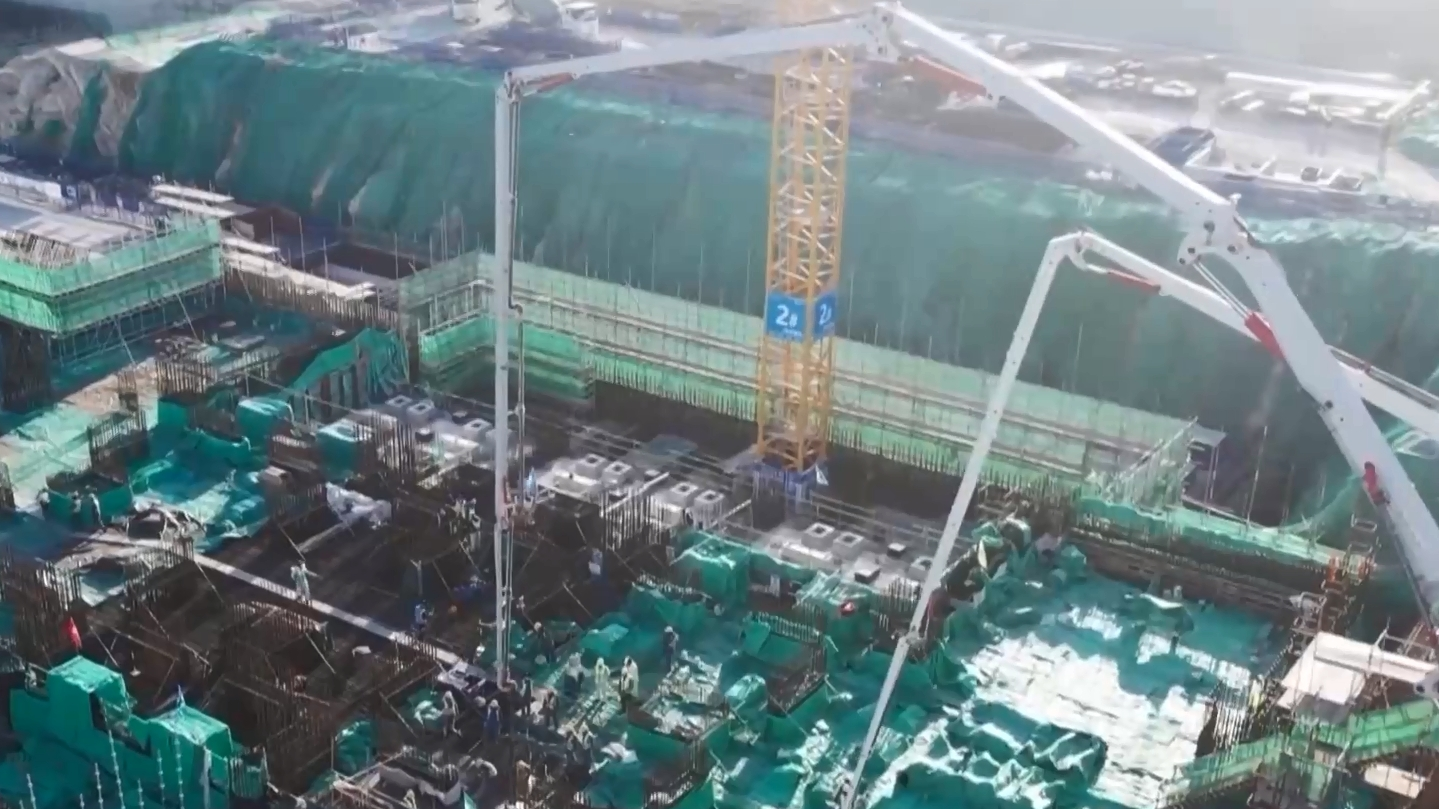 Xudapu Nuclear Power Plant Unit 1 is under construction. /CMG