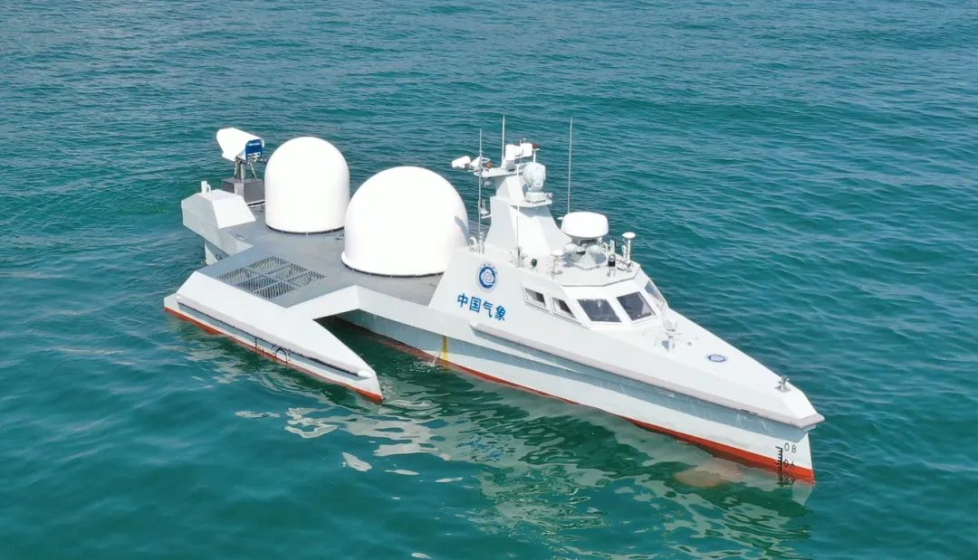 China's unmanned weather-observation vessel starts long-duration voyage. /CMA Meteorological Observation Center