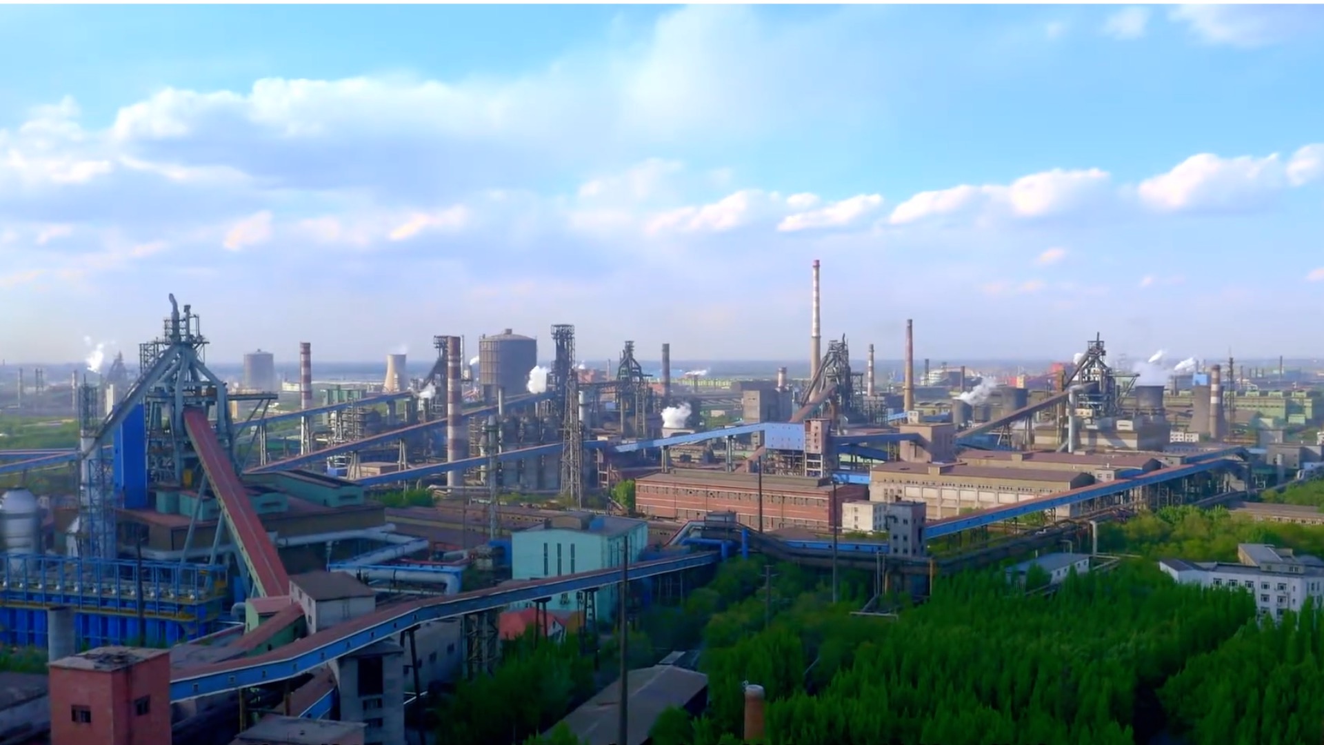 Ansteel Group, one of China's oldest and largest steel mills in northeast China's Liaoning Province, July, 2023 /CGTN