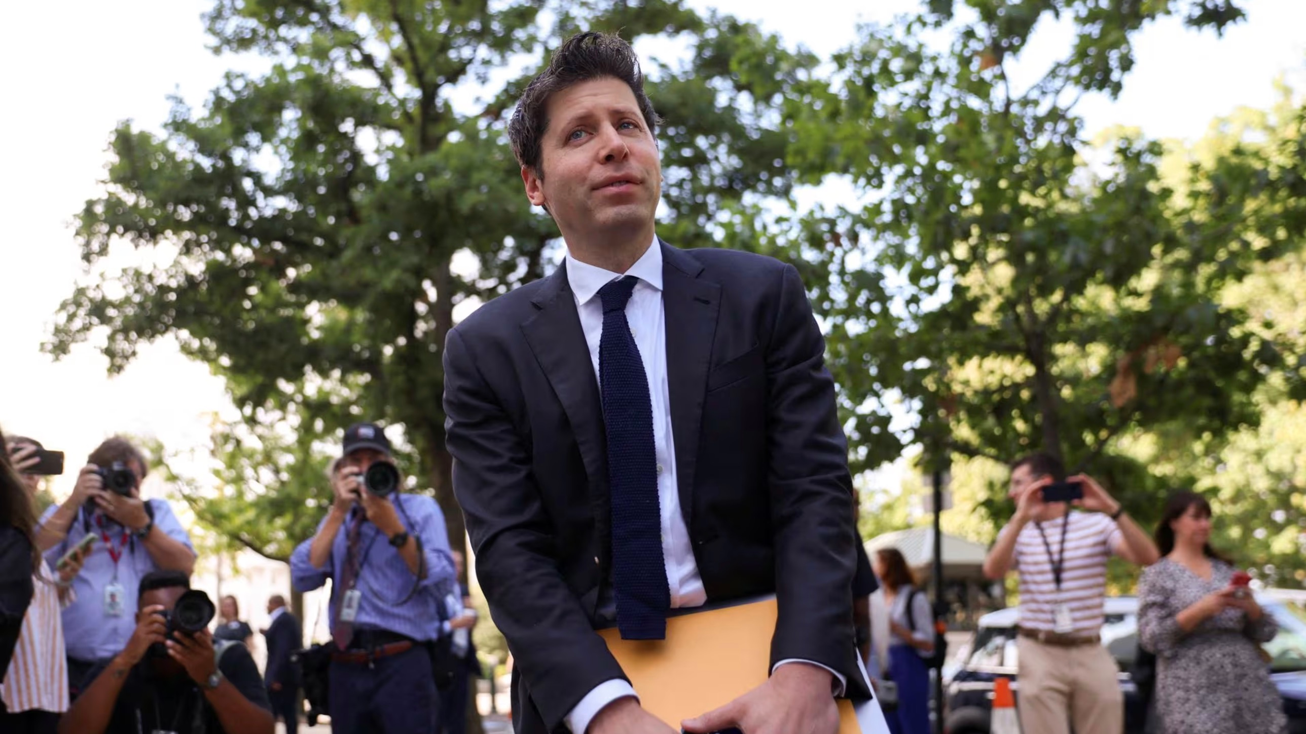 Sam Altman, CEO of ChatGPT maker OpenAI, arrives for a bipartisan Artificial Intelligence (AI) Insight Forum for all U.S. senators hosted by Senate Majority Leader Chuck Schumer (D-NY) at the U.S. Capitol in Washington, USA, September 13, 2023. /Reuters