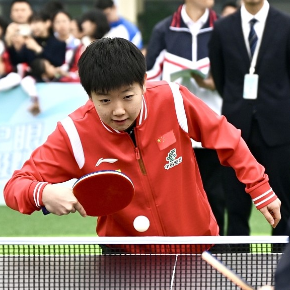 Chinese world champions add more heat to table tennis in Chengdu CGTN