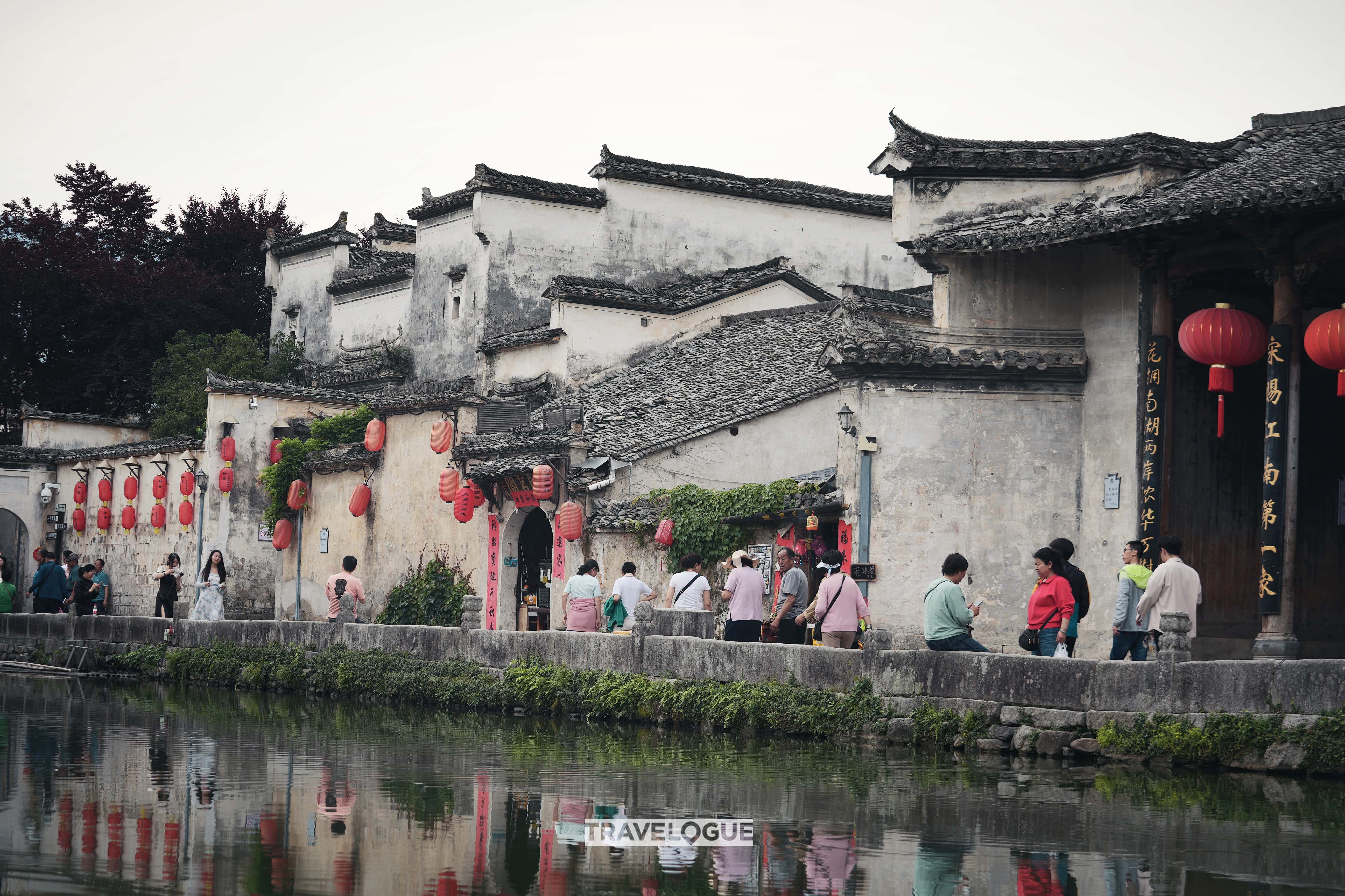 An unobstructed view of Hongcun Village, east China's Anhui Province. /CGTN