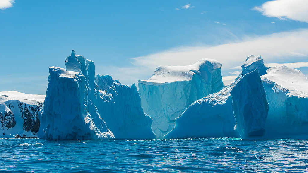 Icebergs in the ocean near Antarctica. /CFP