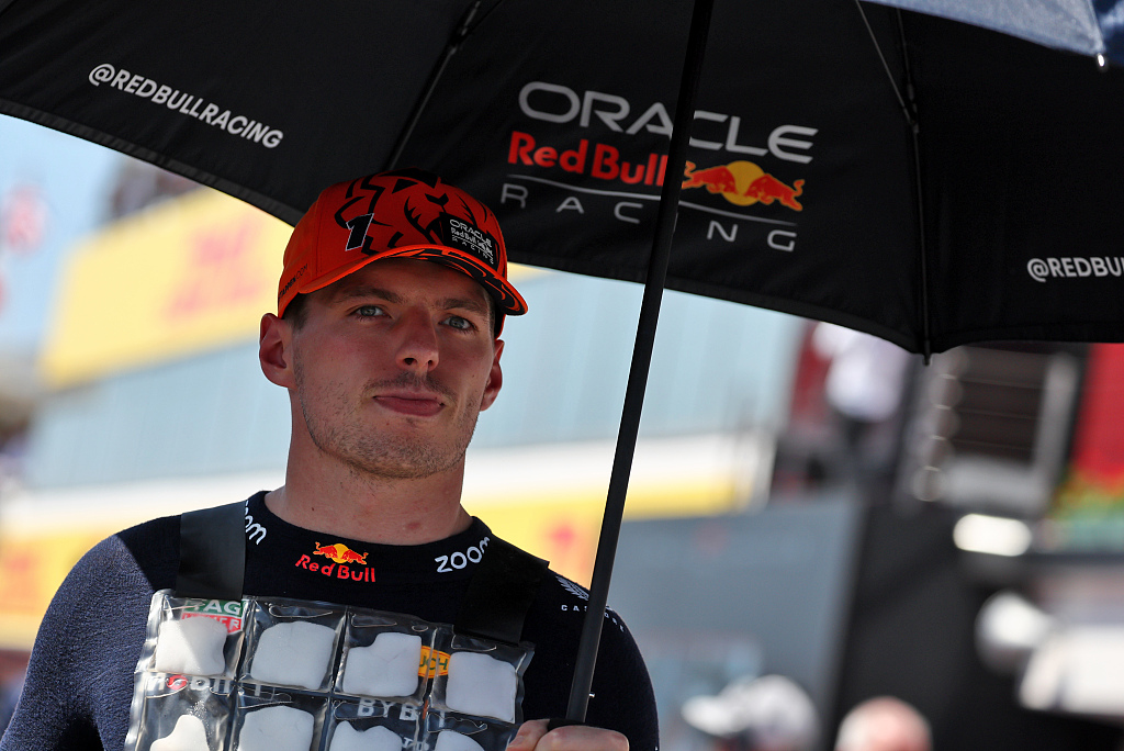 Max Verstappen of Red Bull Racing on the grid during the F1 Grand Prix of Hungary in Budapest, Hungary, July 23, 2023. /CFP