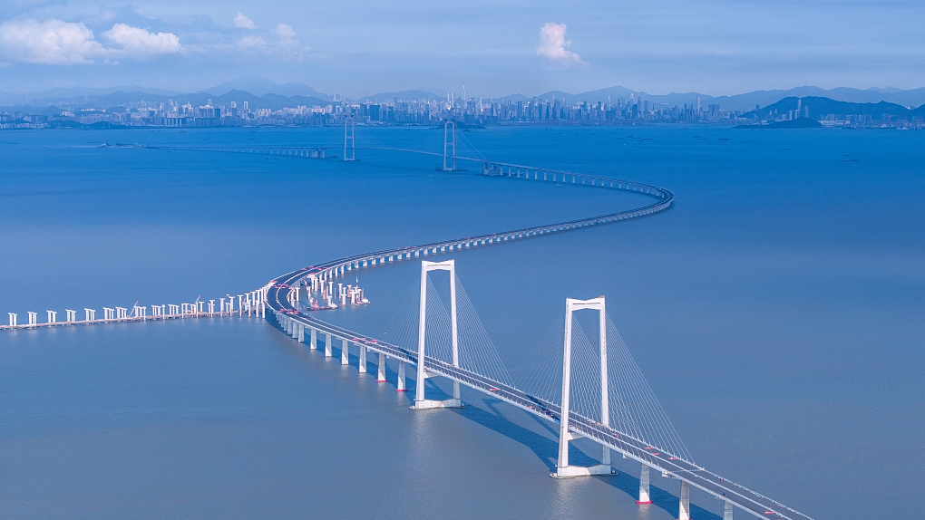 A view of the Shenzhen-Zhongshan link, south China's Guangdong Province, November 28, 2023. /CFP