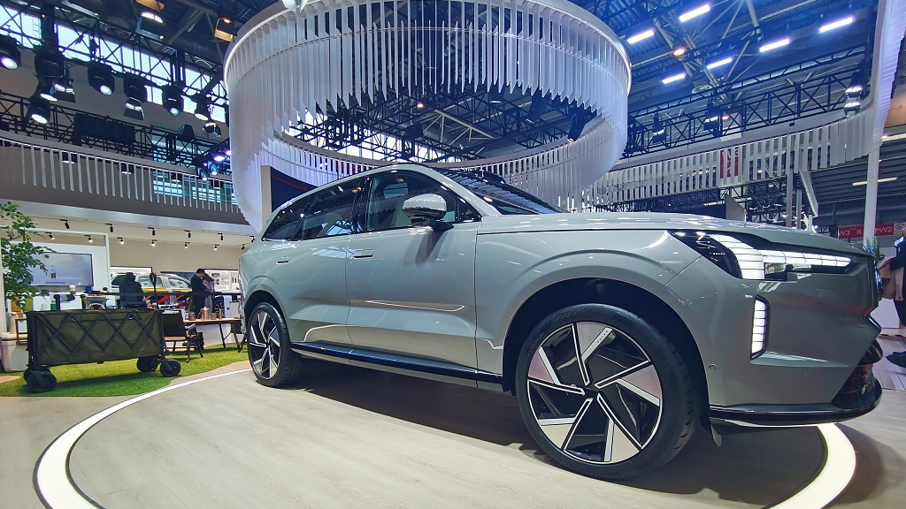 A car showcased at the exhibition of the China International Supply Chain Expo, November 28, 2023. /CFP